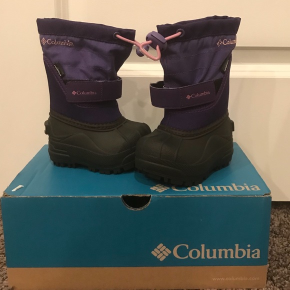 50 off columbia shoes purple toddler snow boots size 4 poshmark size 4 toddler snow boots